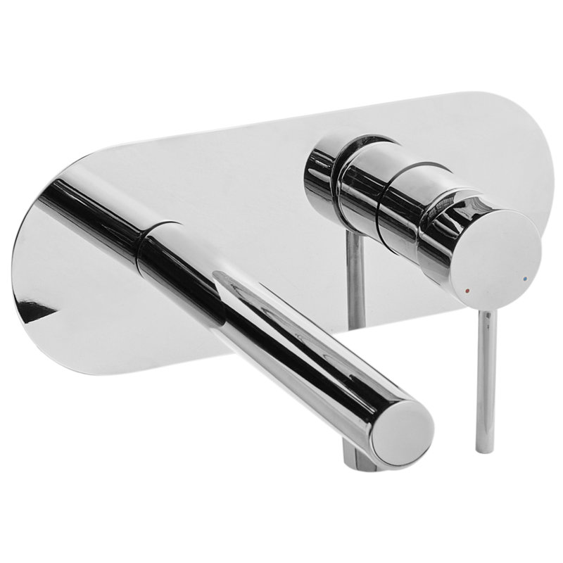 Wall Mounted Basin Mixer Tap CLAVIJO, Silver