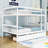 Two Drawers Rubber Wood Bunk Bed-1268994106-1268994101