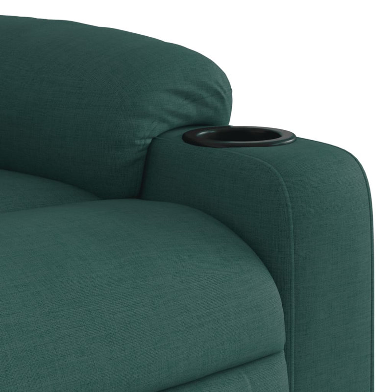 Tissu de fauteuil inclinable de massage Latitude Run®, Polyester vert foncé, Manual