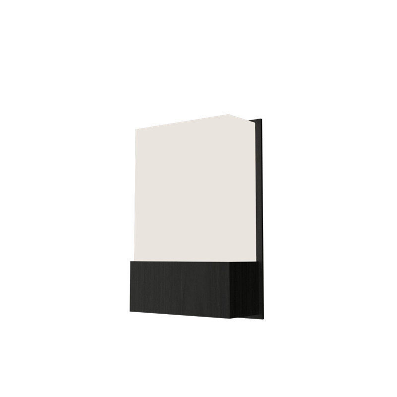 2 - Light LED Flush Mounted Sconce, Charcoal 1