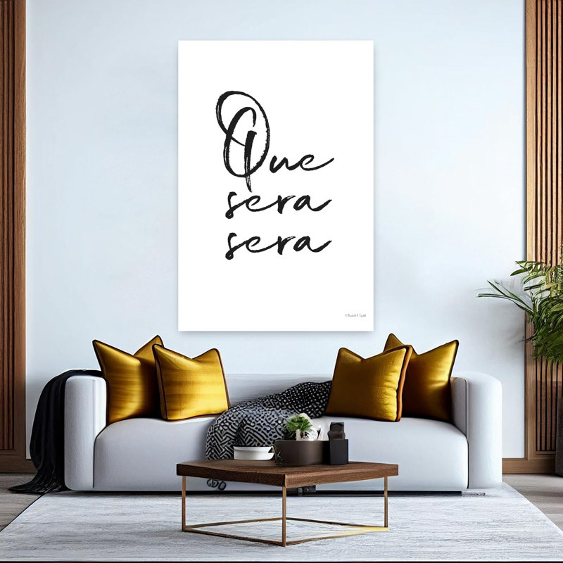 Que Sera Sera, art contemporain, H 60 po x l 40 po