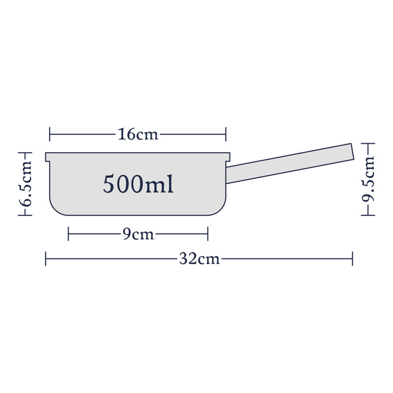 Stainless Steel Chefs Pan, 17.5cm
