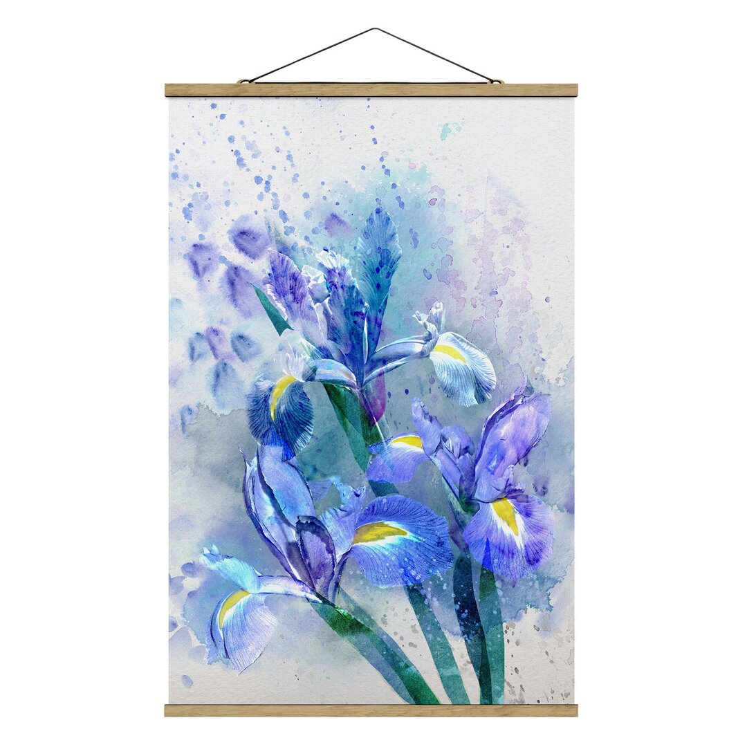 Grafikdruck Flowers Iris