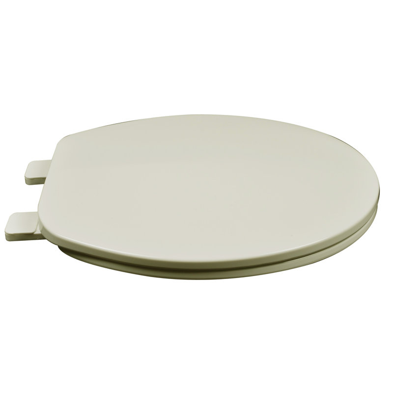 Round Toilet Seat and Lid, Biscuit