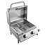 Barbecue portatif au propane à 2 brûleurs pour table