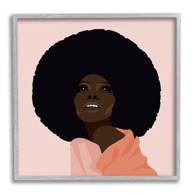 " African American Woman Wearing Pink Glam Fashion " by Jennifer Ellory