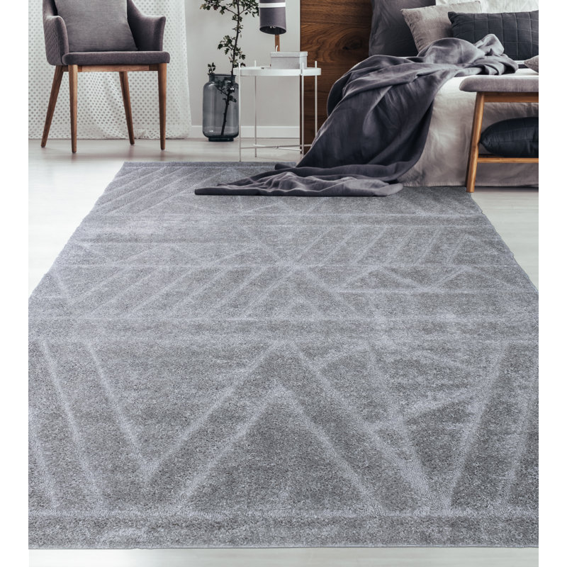 Monaco Geometric Indoor Rug, Rectangle 5'4" x 8'