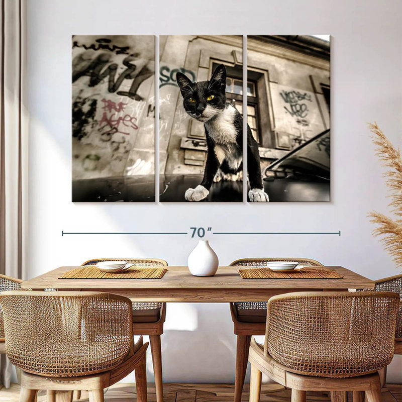 Alley Cat, 42" H x 65" W
