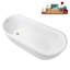 Bac autoportant 67 po avec drain interne Streamline-101413340