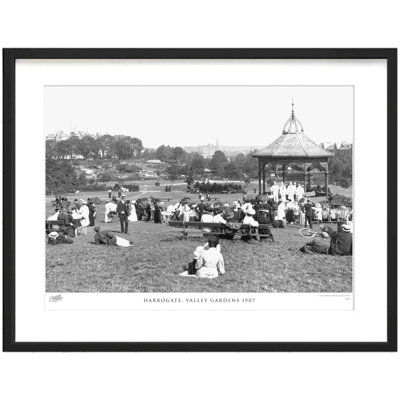 Harrogate, Valley Gardens 1907 - Single Picture Frame Print