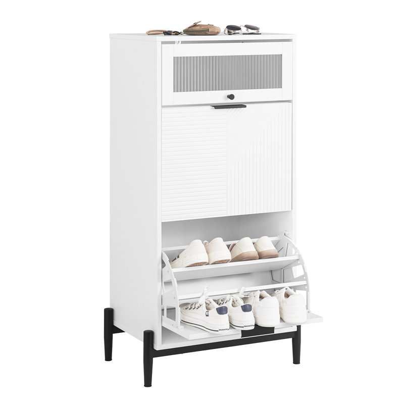 8 Pair Shoe Storage Cabinet