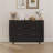 Modern Fluted 6 Drawer Dresser, Curved Wood Chest with Gold Handles, Wide Storage Cabinet for Bedroom & Living Room-1989222421