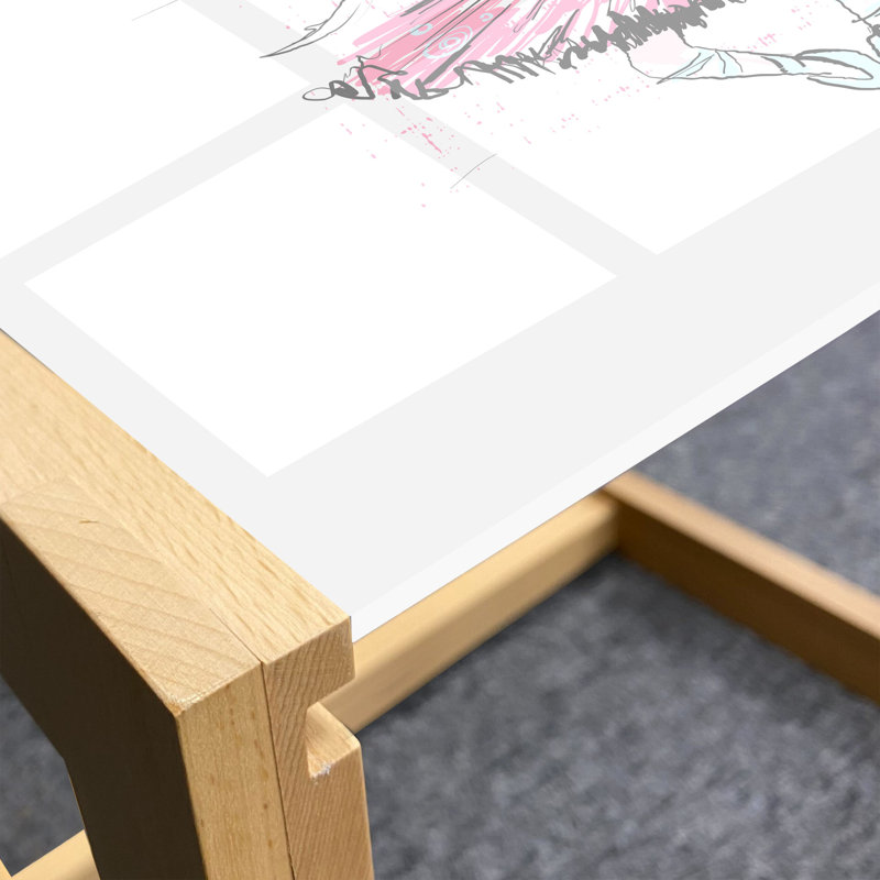 Iresha Sled Coffee Table, 90cm H x 62cm W x 40cm D
