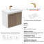 Ensemble de meuble-lavabo simple 24 po Emmaunel-965571103
