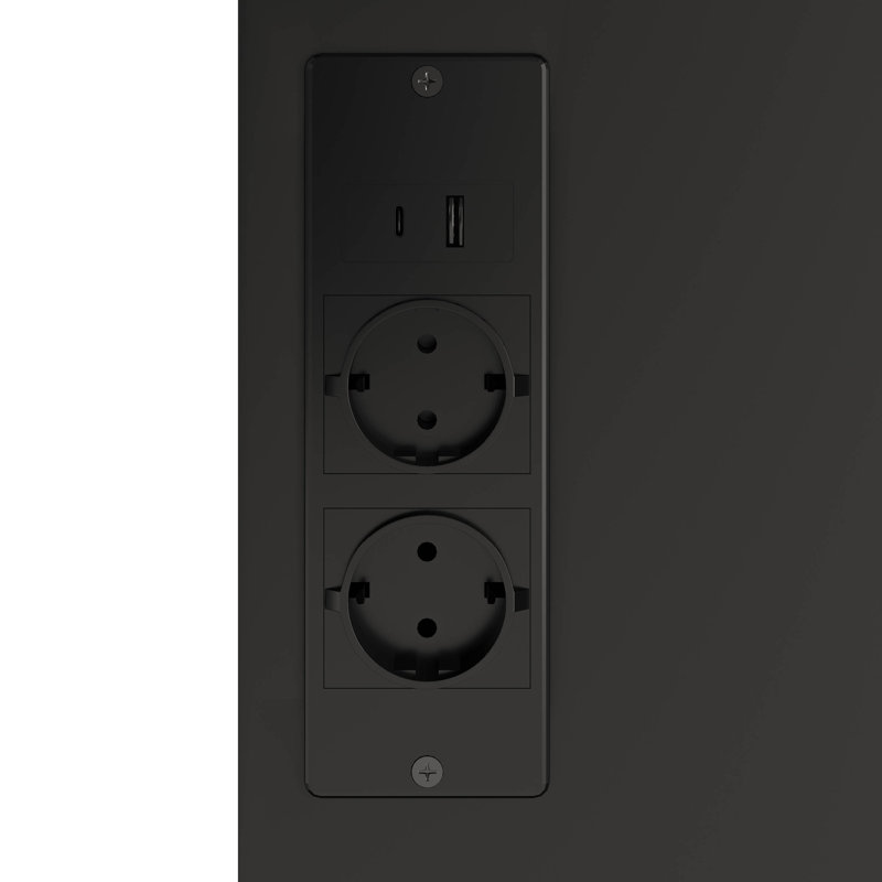 180 Cm Kitchen Pantry, Black
