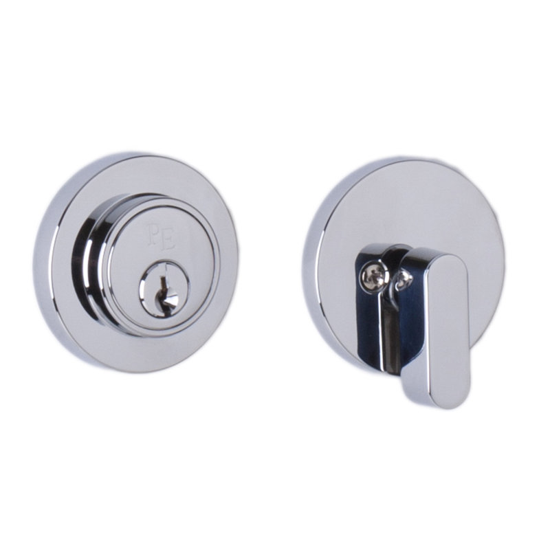 Verrou cylindrique simple, Chrome brillant