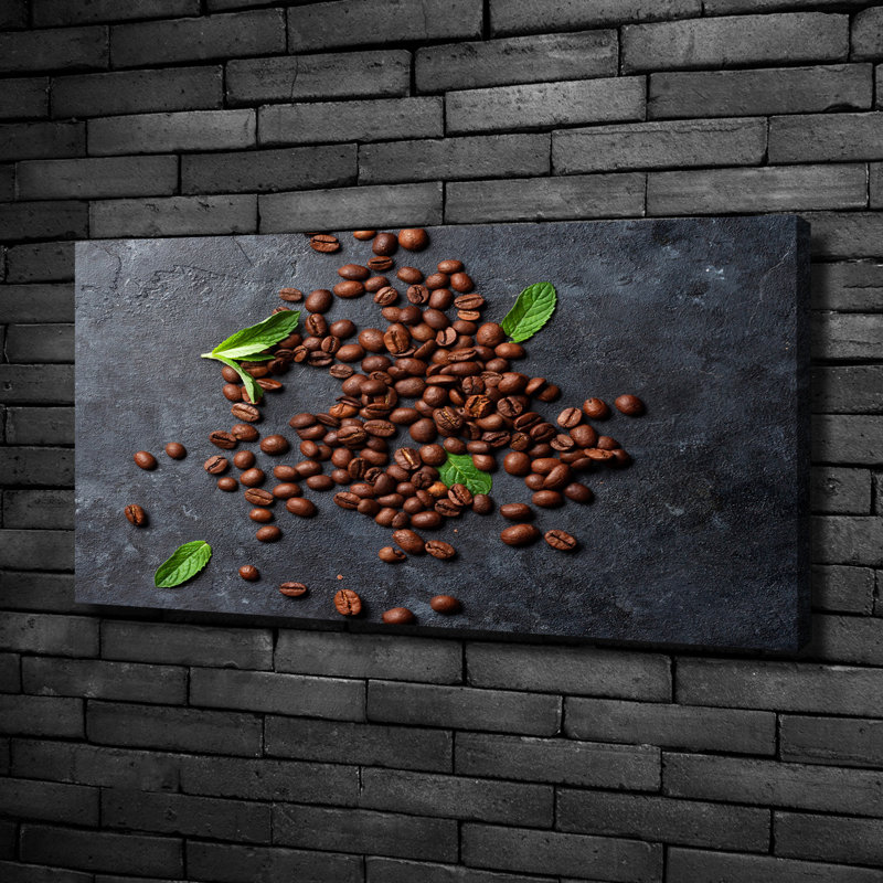 Coffee Beans - Wrapped Canvas Print
