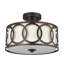 Plafonnier semi-encastré 2 lumières 13 po Audre-326283204