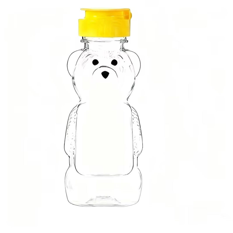Bouteille d'eau 240 ml en forme de ours pots de jus et bouteille de lait bouteille FlipTop Honeys pot réutilisable