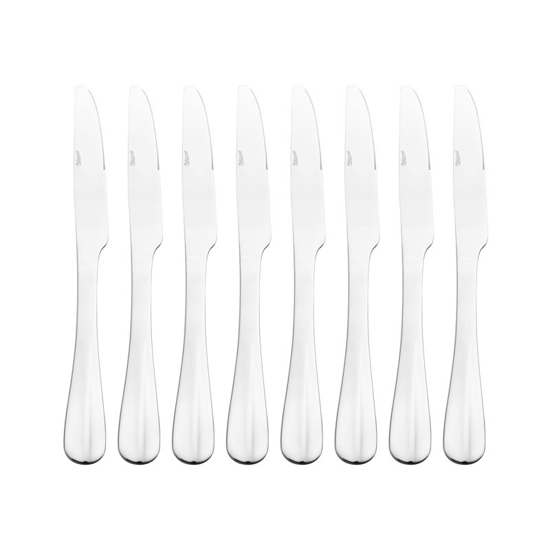 Pfaltzgraff Nouveau 42-Piece Stainless Steel Flatware Set, Service for 8