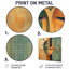 Timeless Path of Indian Art Spirit I - People, impression d'art mural en métal-100784704