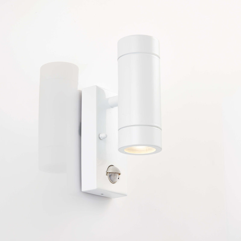 Metcalfe 2 - Bulb 21cm H Outdoor Armed Sconce, White