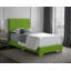 Lit simple en similicuir Anvers Cappuccino-758511506-758511594