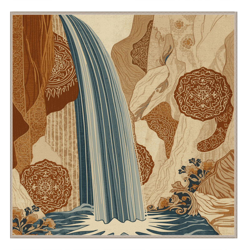 Tapis oriental brun doux et moelleux classique Tonnele, Carré 3 pi