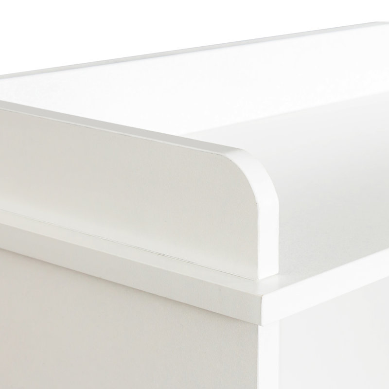 Bibliothèque à 10 tablettes, Blanc