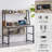 Lemoine Ladder Writing Desk with Shelf-2140157574