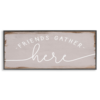 Friends Gather Here Charming Giclee Art by Daphne Polselli