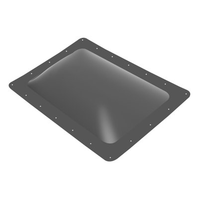 Puits de lumière PC résistant aux rayons UV pour les camping-car et les camping-car Remplacement direct avec teinte fumée