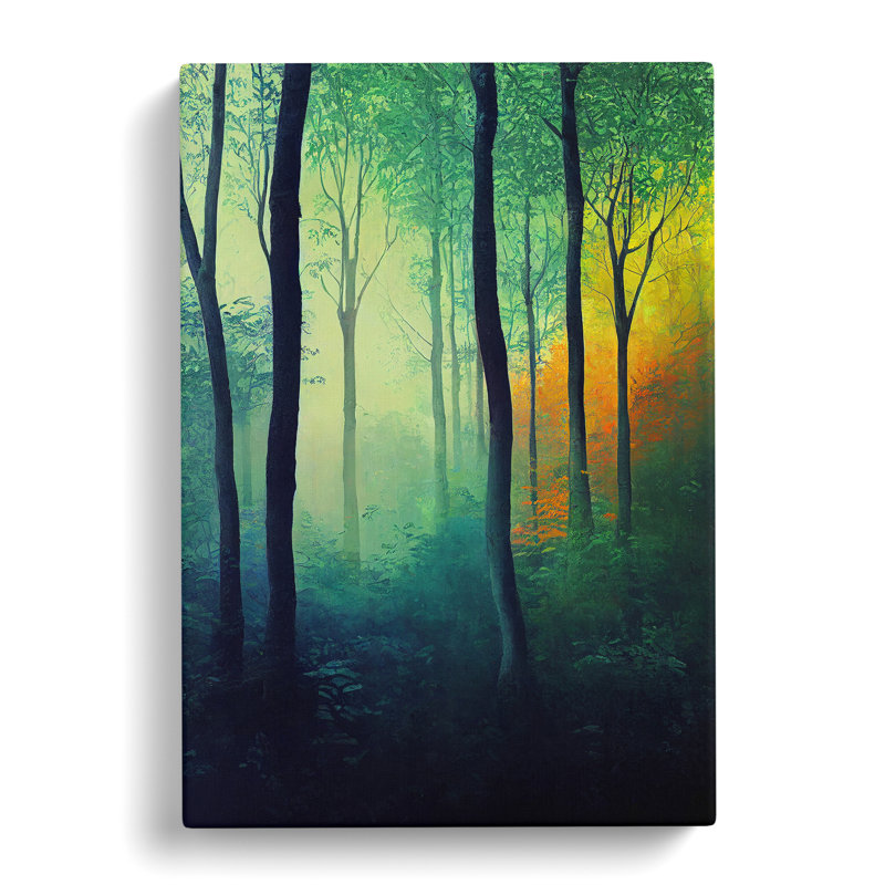 Mystical Forest - Wrapped Canvas Print, 50cm H x 35cm W x 3cm D