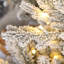 Sapin de Noël mince avec lumières-1861404141