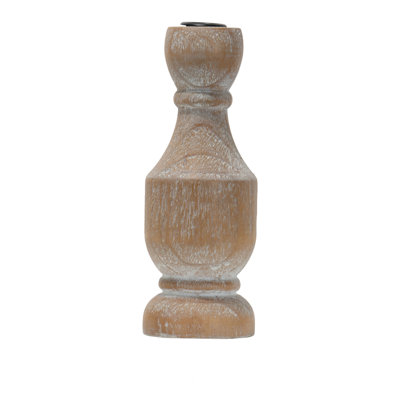Candélabre de table en bois 9,25 "