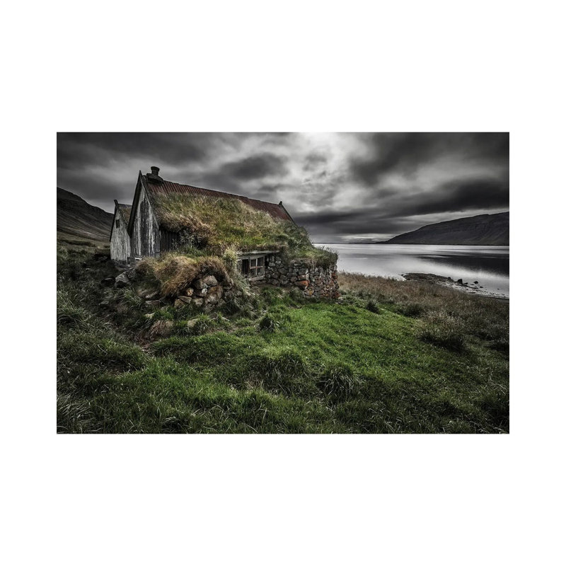 Turf And Stones by Bragi Ingibergsson - Wrapped Canvas Print, 30.48 cm H x 45.72 cm W