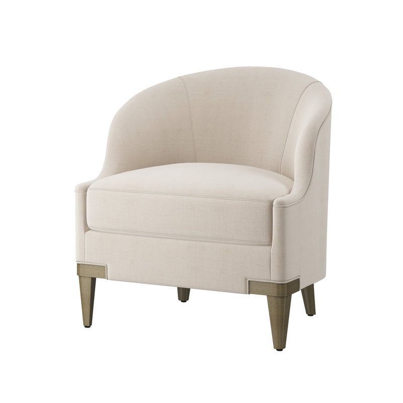 Fauteuil demi-tonneau Lafayette, Bond Bonden (tissu performance) 1086-92, Dune