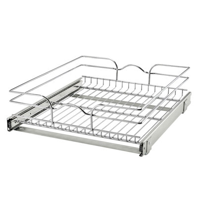 Rev-A-Shelf Pullout Basket Organizer for Kitchen or Vanity Cabinets 