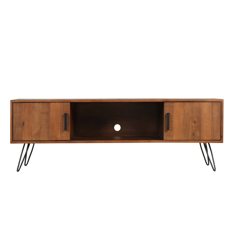 Meuble télé fonctionnel avec rangement caché