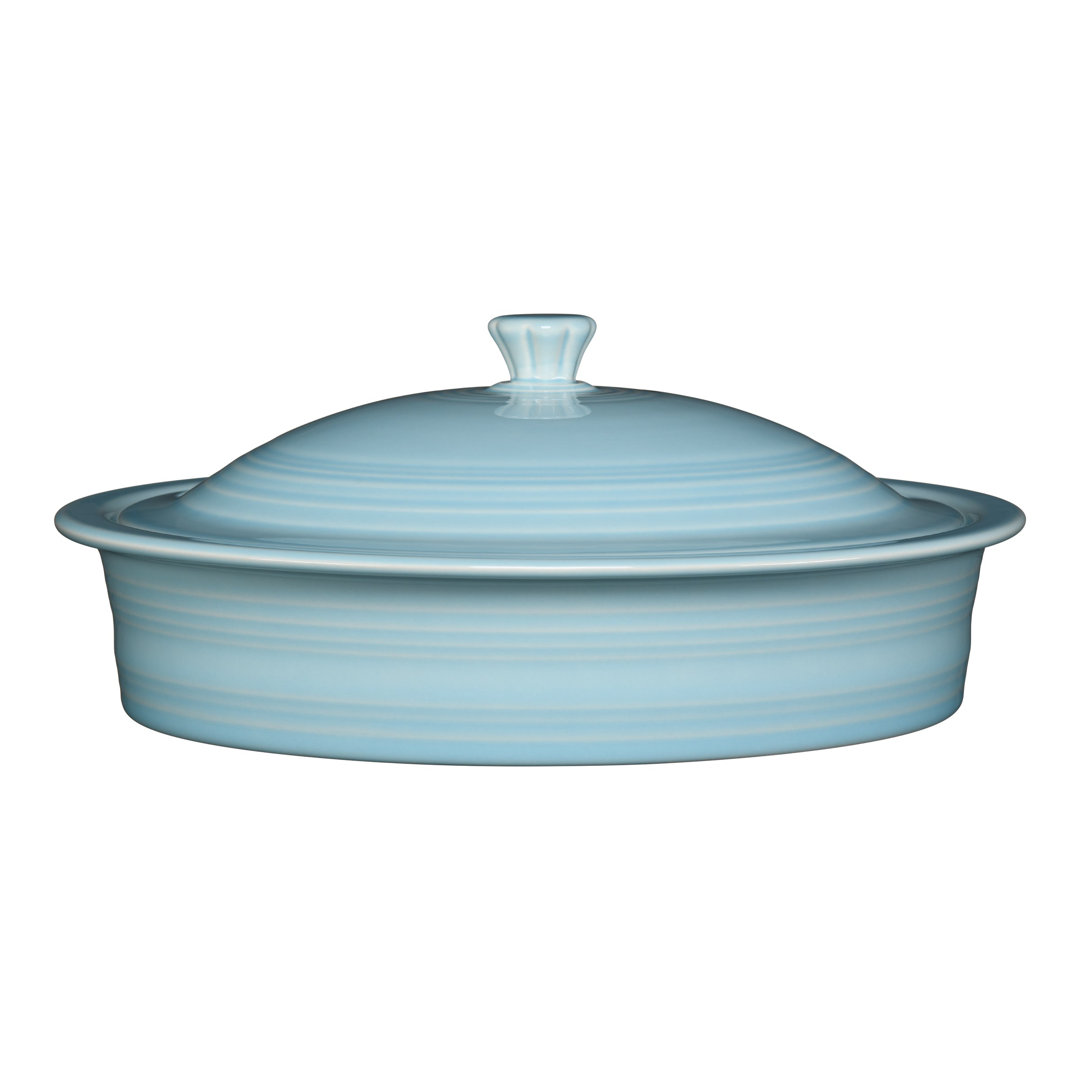Fiesta Small 10 Inch Round Covered Casserole 1.4 Quart Fiesta 