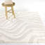 Tapis texturé à motif abstrait crème Wyon-549645042