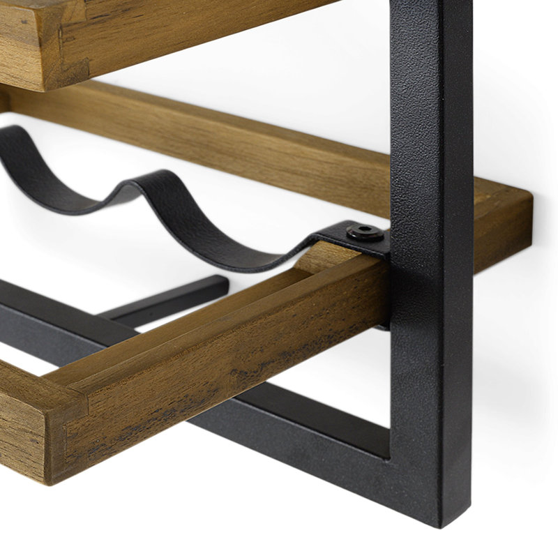 6 Bottle Floor Wine Bottle Rack in