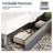 Romu Upholstered Storage Bed with Four Drawers-49775694