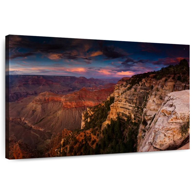 Alvord, coucher de soleil au Grand Canyon, H 8 po x l 12 po