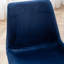 Chaise de salle à manger moderne en velours bleu - ajout élégant à votre espace-618186625