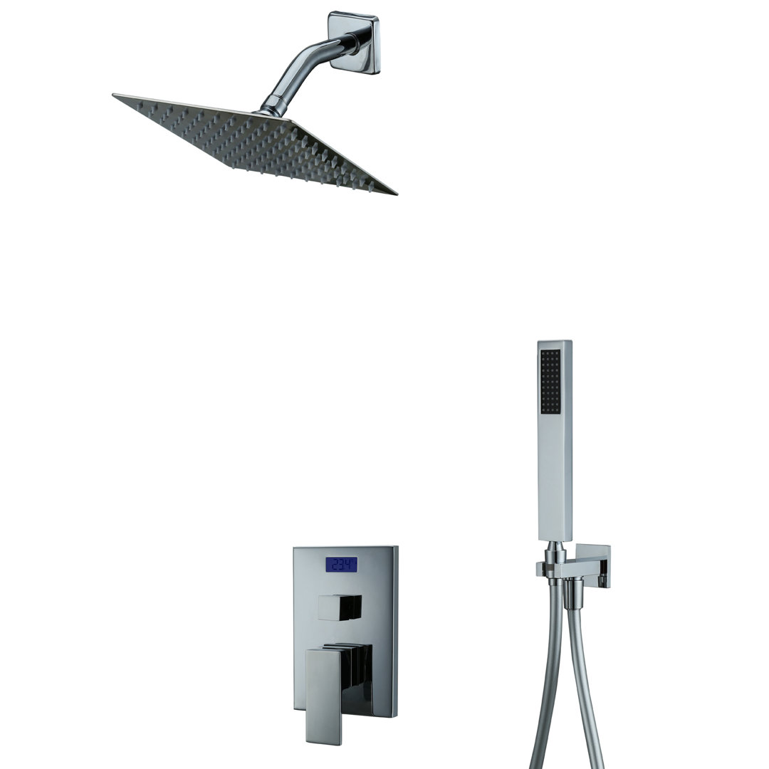 Modern Shower Faucet System with Handshower,Wall Mount Single Handle Shower Faucet System Sumerain International Group