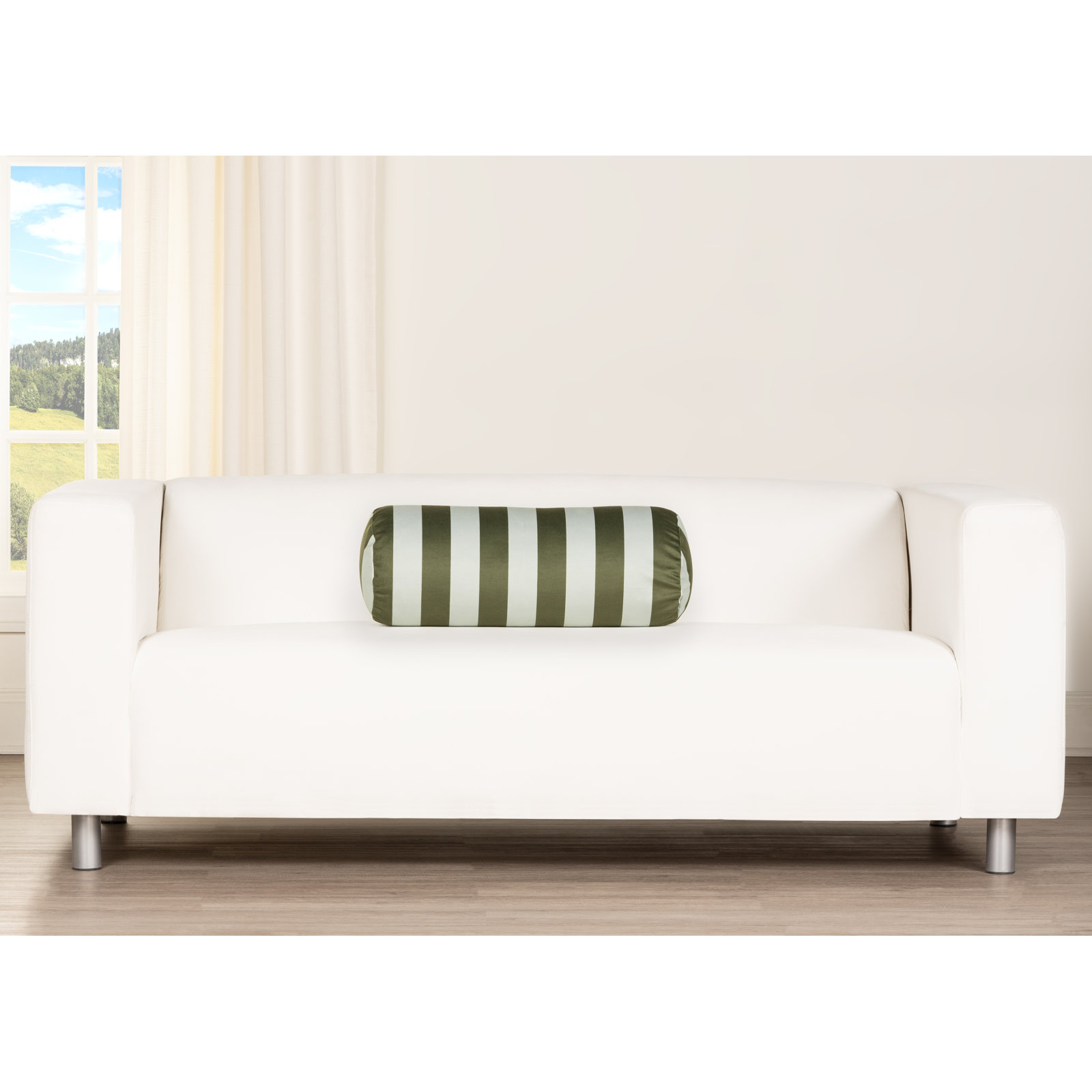 Throw Pillow, 39" x 8", Polyfill, Olive