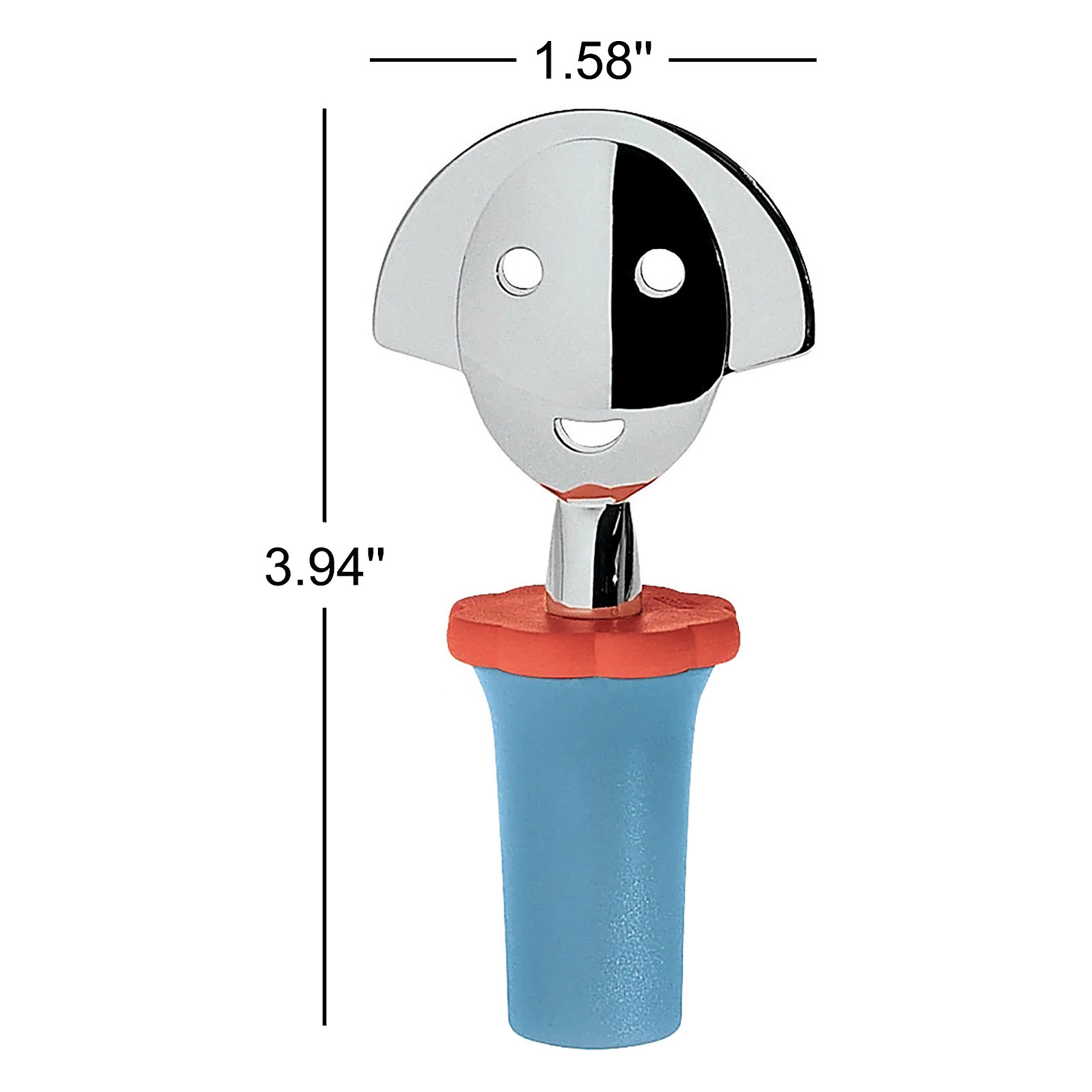 Anna G. Bottle Stopper, Light Blue