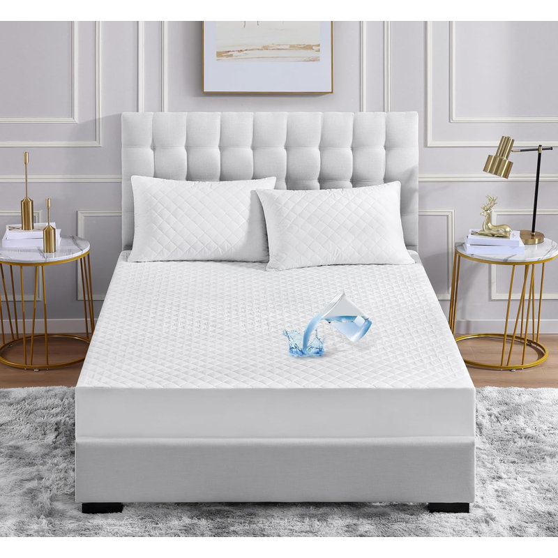 Florus Waterproof Elastic Mattress Protector Case Pack, Kingsize (5')
