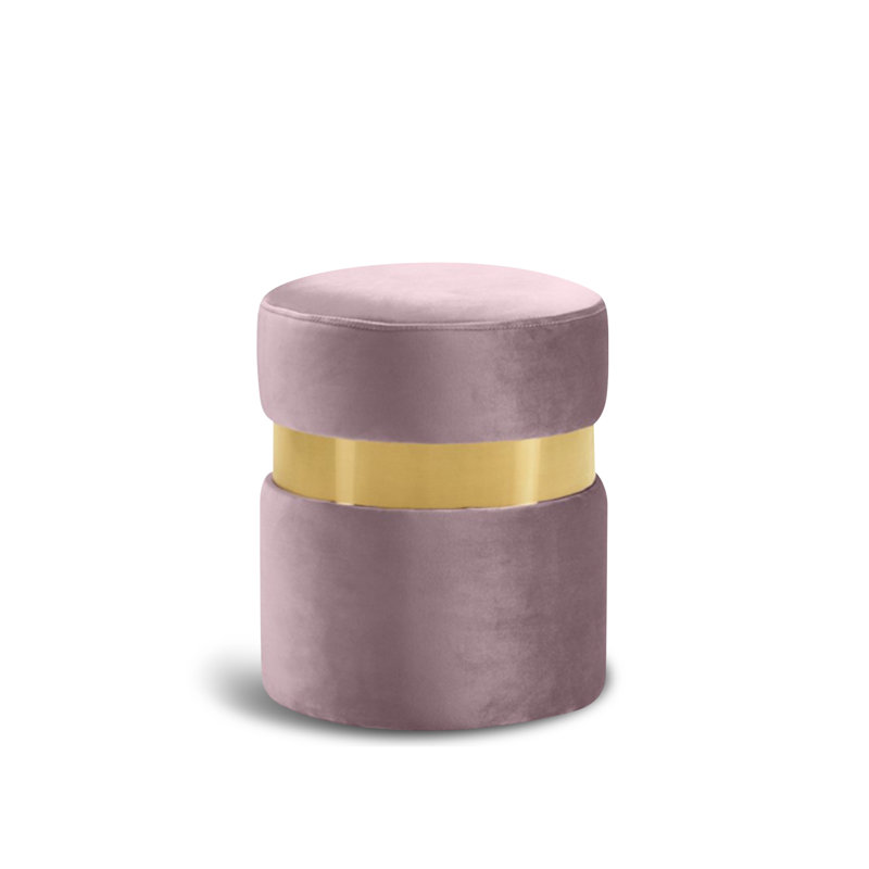 Velvet Ottoman